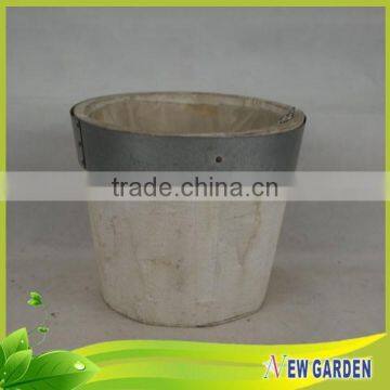 Handicraft Attractive Price Outdoor Garden Tall Square Wooden Vases photo-3