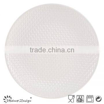 Ceramic Stoneware Crockery Emboss New Design Dish Plates photo-6