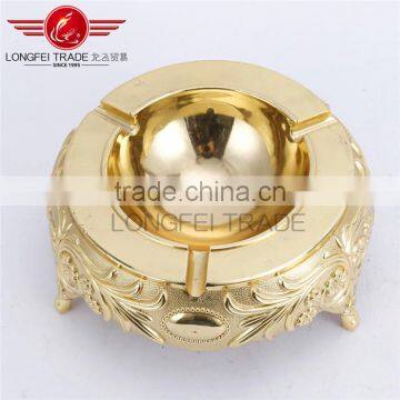 High Quality Gold-coated Stainless Steel Ashtray, Smoking Tobacco Tray, Ashtray photo-4