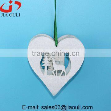 Hot Sales Christmas Decorations With LED Light Non-woven Hanging Heart photo-5