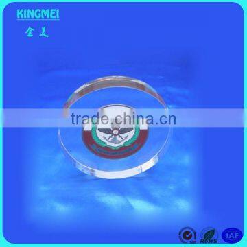 KM-SP06 Factory High Quality Clear Acrylic Crystal Stamp Block,transparent Acryl Display Block photo-4