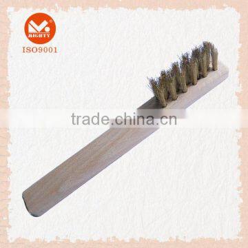 Wooden Handle Brass Wire Brush photo-2