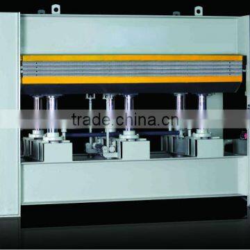 high performance wood hydraulic hot press machine for plywood and veneer ,triple-layer hot press machine