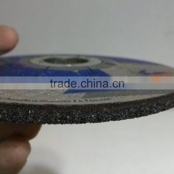 4.5" (115x6x22.2mm) Depressed Center Resin Bonded Reinforced Grinding Wheel For Metal photo-2