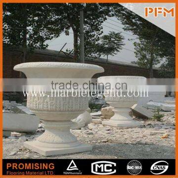 natural wholesale outdoor galvanized flower pot