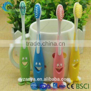 Soft Nylon Bristle High Quality Kid Animal Rubber Handle Kid Toothbrush photo-3