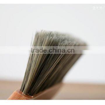 Wood Handle Plastic Cleaning Home Brush photo-3
