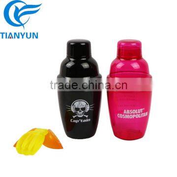 8oz mini cocktail shaker pink