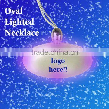 Oval Shape LED Necklace