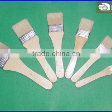 713 Wooden Handle White Bristle Artist Brush