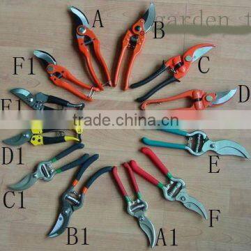 forged garden hand hedge shear/lopper lopping scissors/pruning shear/orange picking scissors/secateurs