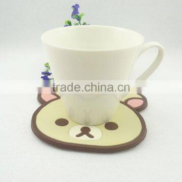 Animal Shaped PVC Cup Silicone Coaster Cup Mats photo-3