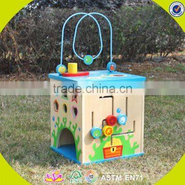 2017 Wholesale Educational Toys Wooden Bead Maze for Toddlers W11B134 photo-6