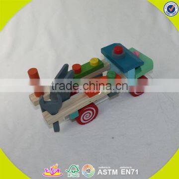 В 2017 году лучший дизайн образовательных деревянных игрушек для детей с винтами на продажу W03C026 photo-3