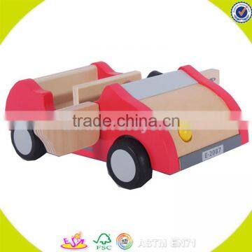 Wholesale Pretty Wooden Mini Open Car Toy Funny Wooden Mini Open Car Toy Wonderful Toddler Wooden Mini Open Car Toy W04A148 photo-2