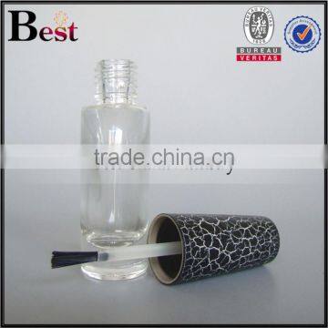 5ml Round Glass Nail Brush Bottle With Gold Plastic Nail Polish Brush Cap photo-4