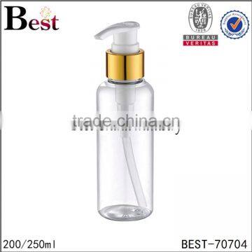 250ml Clear Pet Plastic Bottle Plastic Pump Empty Plastic Bottles photo-3