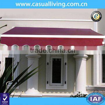 Factory Production Patio 2x1.5m Aluminium Retractable Rain Awning