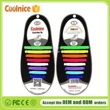 Coolnice easy no tie silicone shoelaces,no tie shoe laces