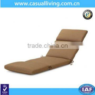 Outdoor Basics Hardwood Chaise Lounge Sofa Cushion, Cocoa Color