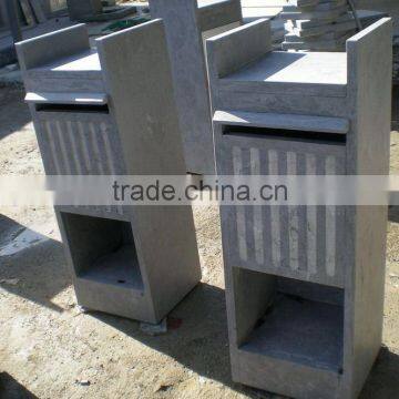 stone mail box