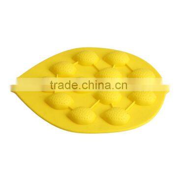 CBU29 FDA LGFG 12 Connected Lemon Shape Silicone Funny Cake Mold photo-2