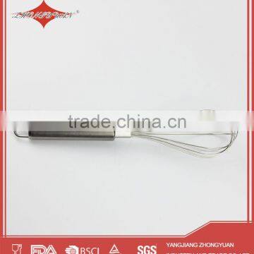 10" Full Stainless Steel Whisk Manual Rotary Wire Egg Beater photo-3