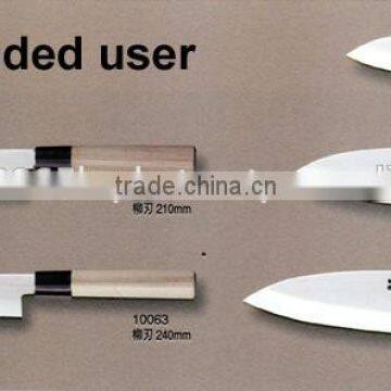 High quality and Durable stainless steel knife kitchen knife for Japanese-style dish, small lot order available