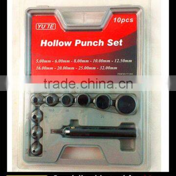 Yute 10 PCS 45#steel leather hole punch