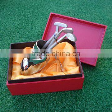 High End Wholesale Gofl Gift Metal Material Golf Bag Brush Pot photo-3