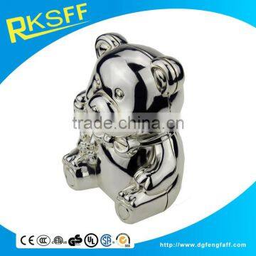 Metal Lovely Panda-shape Coin Bank for Baby Gift photo-3