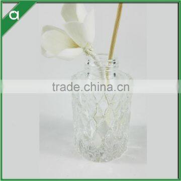 Engraved 150ml Roundl Glass Bottle for Reed Diffuser Oil photo-2
