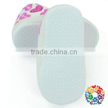 Hot Pink Color Best Selling Factory Price For Beautiful Baby Shoes Floral Pattern Baby Girl Shoes Baby First Step Shoes photo-2