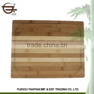 Direct Square Kitchen Organic Vegetable and Fruit Bamboo Cutting Board Wholesale photo-4