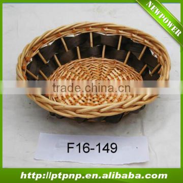 Wholesale Handmade oval fruit wicker Basket