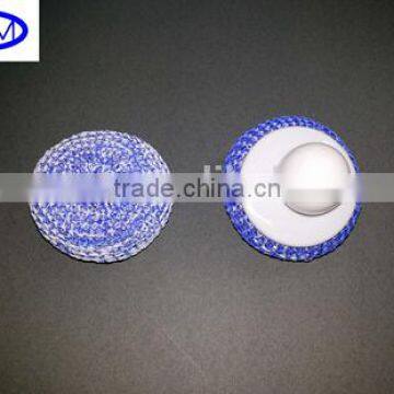 nylon mesh scourer with handle