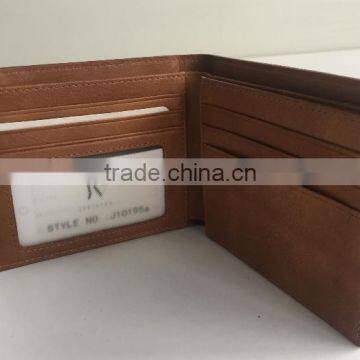 Genuine Cowhide Leather Wallet Classical Style Wallet Men's Genuine Leather Wallet Money Bag photo-3