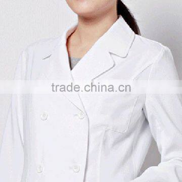 Doctor Gown 100% Cotton or 30% Cotton 70% Polyester White Lab Coat Medical Lab Coat photo-4