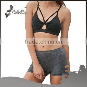 Side Cut Out Gym Shorts Sports Shorts Athletic Shorts in Bulk photo-4