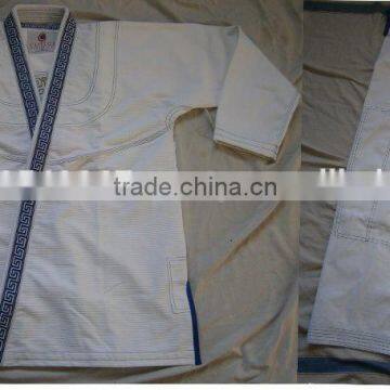 Shoyorol Koral Pearl Weave Gold Weave BJJ Uniforms Cotton White