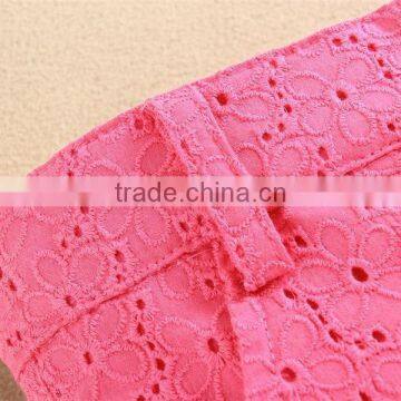 Latest High Quality Mom and Bab Branded Girls Shorts Woven Design photo-3