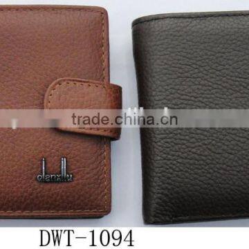 Fashion Black Brown Napa Genuine Leather Purse Money Wallet for Men photo-3