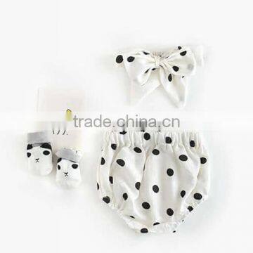 Polka Dots Newborn Baby Clothes Toddler Clothing Eco-Friendly Shorts photo-2