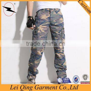 Mens High Quality Red Wholesale Camouflage Pants photo-3