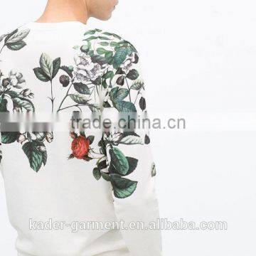 New Product for Mens Floral Sweatshirts Printing Sweatshirt For Men photo-5