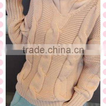 2014 long sleeve lady's warm sweater ladies sweaters HD1706