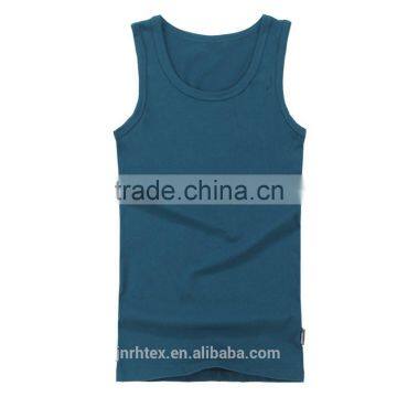 Custom no Design Plain 100% Cotton Tank Top photo-2
