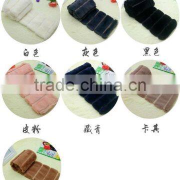 Lovers FUR 2016 Autumn Lady Genuine Rex Rabbit Fur Scarves Wraps Winter Women Fur Accessory Rings Females Neckerchief photo-6