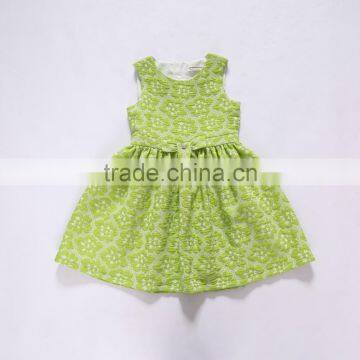 S17625A Kids Pure Cotton Sleeveless Summer Casual Dress