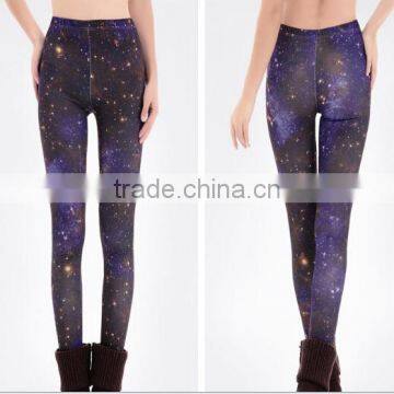 EY0034L New Fashion Women Tall Waist Graffiti Tight Leggings photo-3